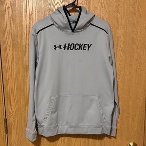 Under Armour Light Gray Hockey Hoodie